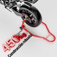 CABALLETE PARA MOTO ROJO — miniatura 3
